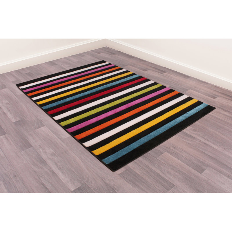 Carmelita Striped Area Rug, Rectangle 80 x 150cm