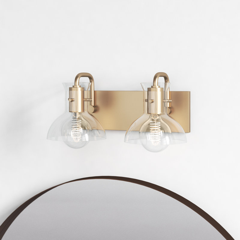 Luke 2 - Light Vanity Light, Aged Brass