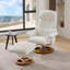 Fauteuil inclinable de massage pivotant sur 360 ° avec repose-pieds-486271565-486271564