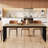 Barbay Metal Base Dining Table-998716973