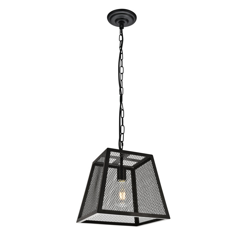 Rian 1 - Light Single Pendant, 12.8" H x 11.8" W x 11.8" D
