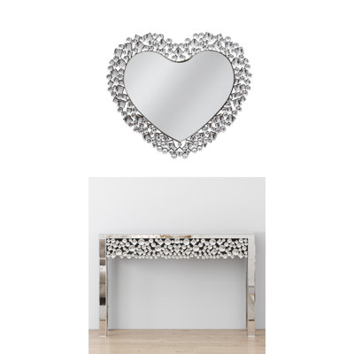 Ensemble de miroir console