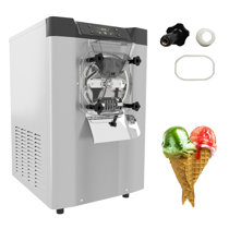 VEVOR Commercial Ice Cream Machine with Two 12L Hoppers Soft Serve Machine with 3 Flavors Commercial Ice Cream Maker 2500W Compressor Soft Ice Cream