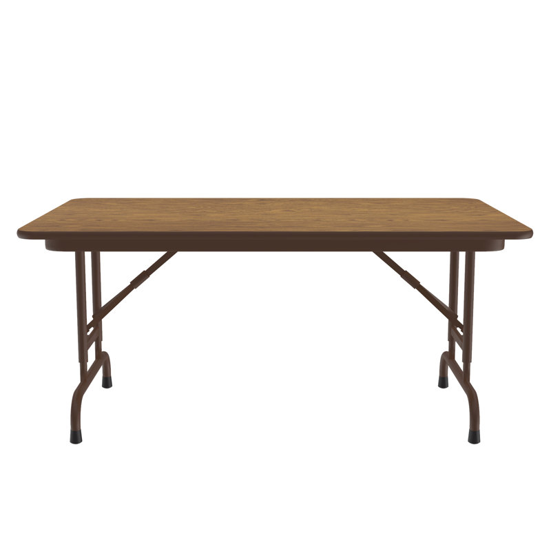 Table commerciale pliable Correll, Chêne médium, H 32 po x L 48 po x l 30 po