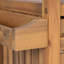 Ensemble de 1 chariot d'extérieur pour terrasse en bois d'acacia-129208214