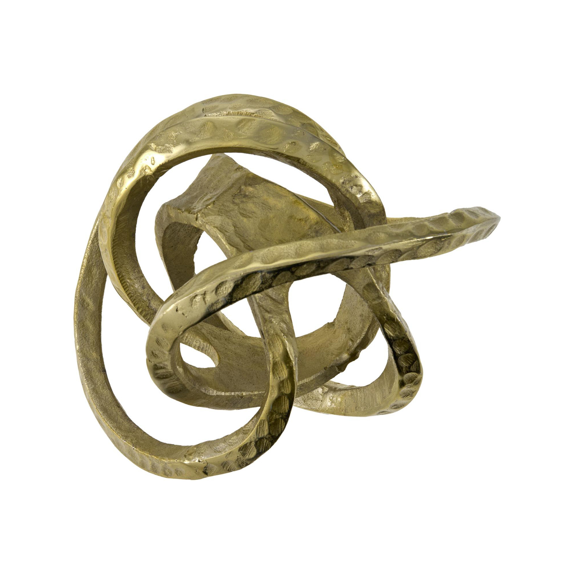 Nebi Decorative Sculpture, 9" H x 9" W x 9" D, Silver