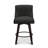 Hokku Designs & Makiba 360° Swivel Counter Height Bar Stool - CertiPUR-US Foam, Solid Wood Frame, Linen Upholstery-718174142-720064878
