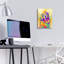 Art mural en verre épique «Pop Art Golden Retriever 4» par Furbaby Affiliates-526273215