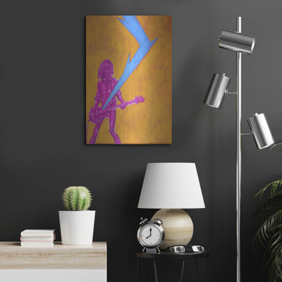 «Bass Man Alt» Craig Snodgrass, art mural en métal