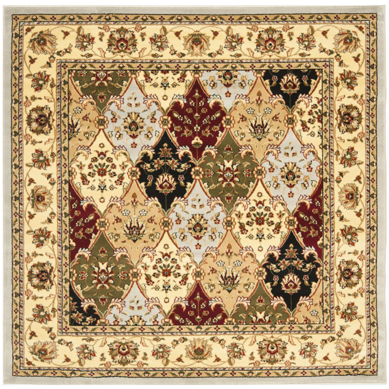 Lyndhurst Performance Oriental Rug, Square 6'