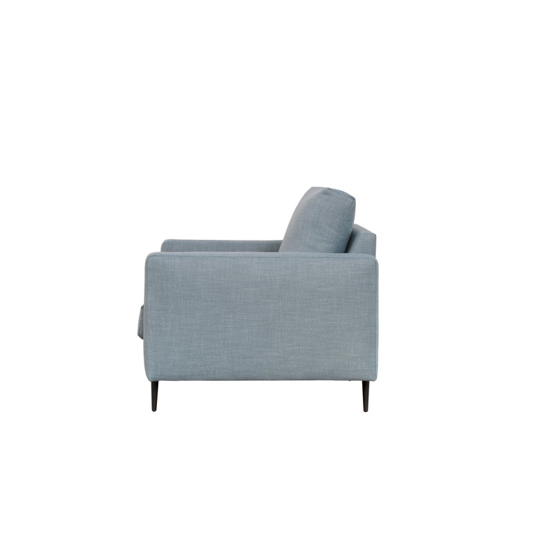 Woodley Upholstered Armchair, Blue