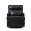 Fauteuil inclinable inclinable électrique pivotant en cuir fleur 29,9 po avec USB-A et USB-C-1728778596