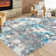 Jimere Washable Abstract Indoor Rug