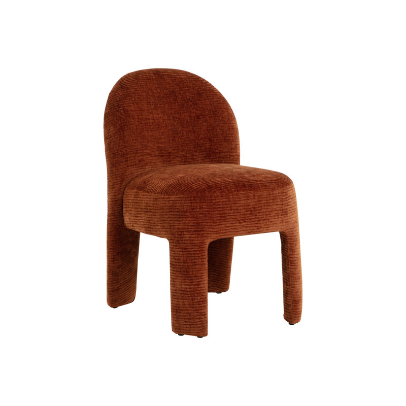 Upholstered Dining Chair, Brown