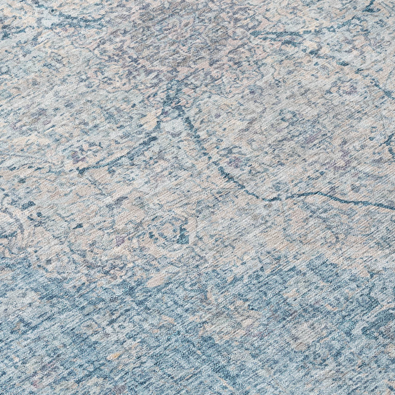 Machine Washable Indoor/Outdoor Colman ACN2136 Global Rug, Rectangle 8' x 10'