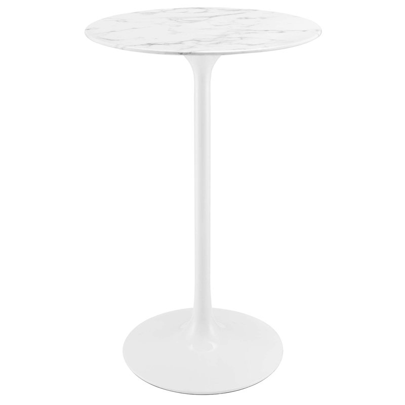 Table de bar Lippa, Blanc