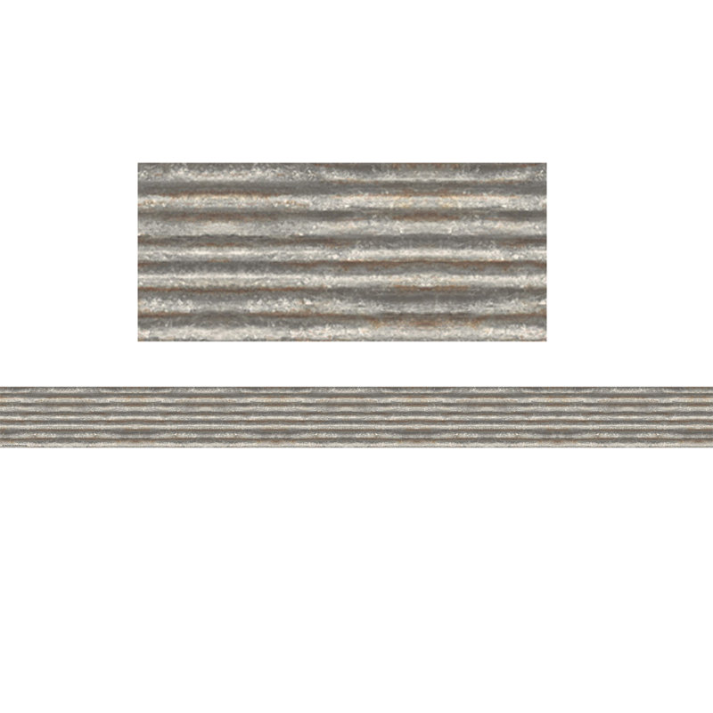Bordure ondulée en métal