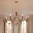 Preserve 8-Light Chandelier in Warm Brass-523781807
