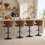 Ensemble de 4 tabourets de bar pivotants réglables en hauteur Classic-130042098-130042099