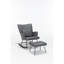 Comfort Rocking And Glider Seat Pu Modern Style For Bedroom/living Room/nursery