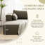 Canapé modulaire en L avec table d'appoint-1187441124