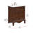 30 " W Freestanding Standard Free Standing 1 Single Vanity Bathroom Vanity With Engineered Marble Top-742341950-742341923