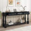 Console Table With Drawers And Shelf, Behind Sofa Table-555199045