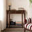 37"W Traditonal Small & Narrow Solid Wood Console Table with Shelf, Drawer, Turned Legs-1696753892