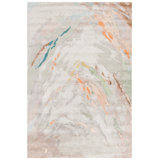 Saint Tropez Hand Knotted Wool, Silk, Cotton Abstract Rug