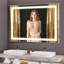 Assis Rectangle Bluetooth LED Metal Mirror