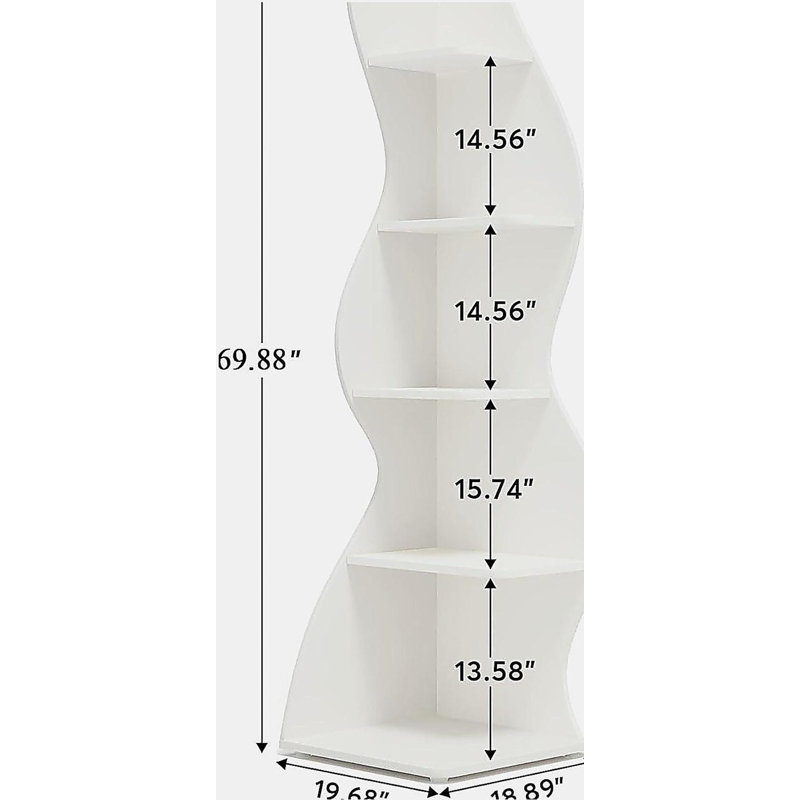 Support pour plante à 5 niveaux, Blanc