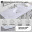 Ensemble de meuble-lavabo simple 48 po Bonsai-1438372757