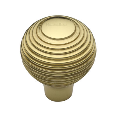 Heritage Brass Heritage Cabinet Knob Reeded Design