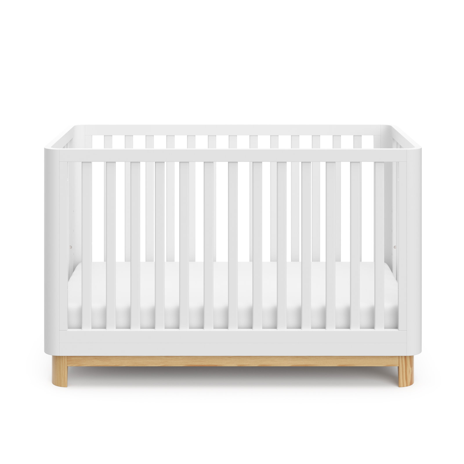 Santos 3-in-1 Convertible Crib, White