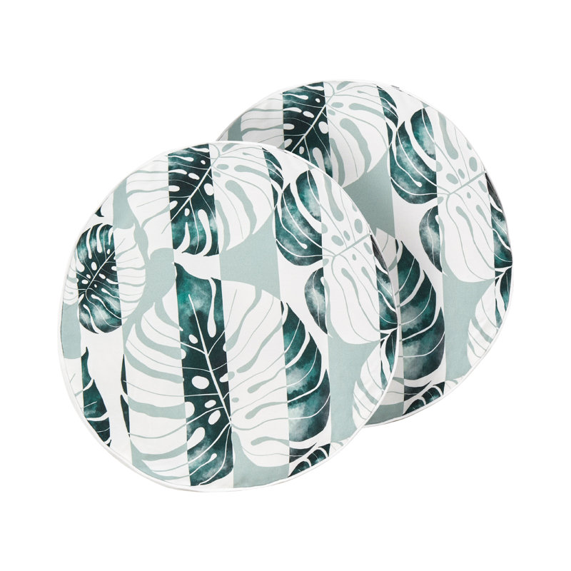 TERMINI Indoor / Outdoor Floral Circular Cushion