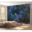 Adhésif mural botanique pelez et collez Odion - Jardin bleu nuit-106363194