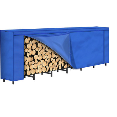 Kyrsta 96'' W Metal Log Rack