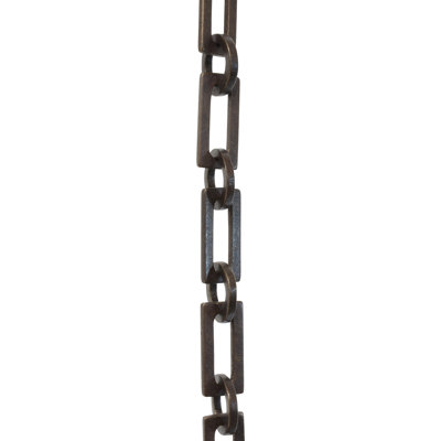 Lustre décoratif rectangulaire en forme de chaîne ou de chaîne (3 pieds)