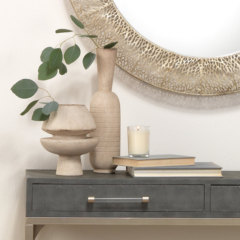 New Collection 1 Handmade Ceramic Table Vase, Off White