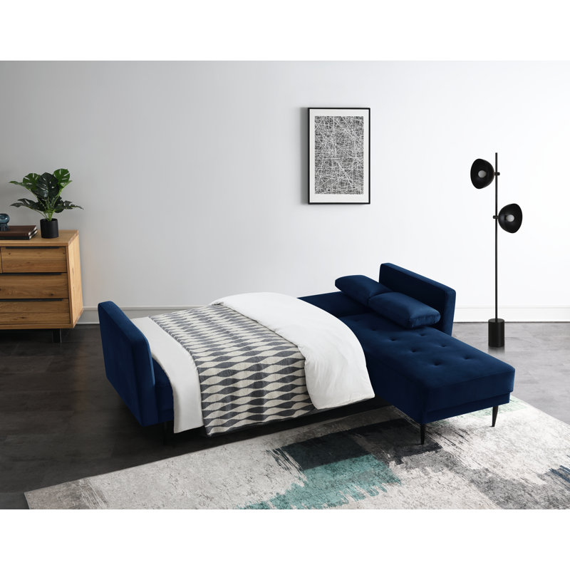Brutus Sleeper Corner Sofa, Midnight Blue