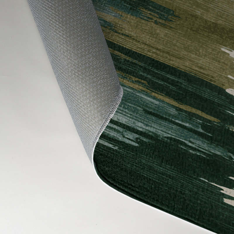 Tapis intérieur et extérieur gris Watercolor, Rectangle 9 pi x 12 pi