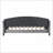 Modern Luxury Tufted Button Daybed, Full, Gray