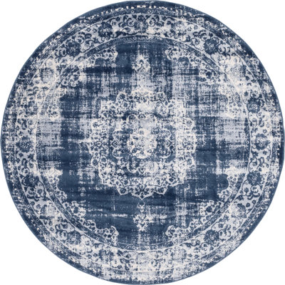 Tapis bleu foncé Ibtihal