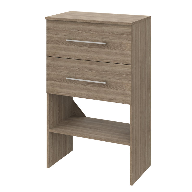 Suitesymphony Base Unit With 2 Drawers, Brown