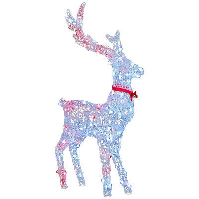 Christmas Deer Stuffed Holiday Accent