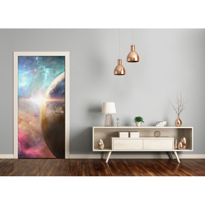 Galaxy Door Decal
