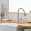 Robinet de cuisine rétractable à poignée simple avec accessoires-59589847