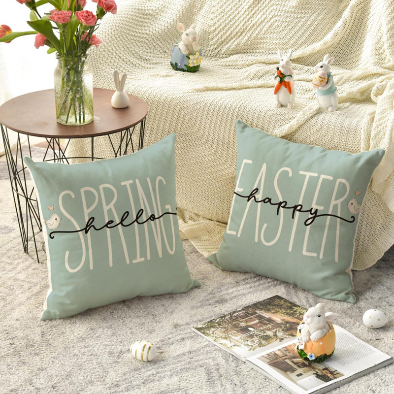  Coussin réversible, Bleu