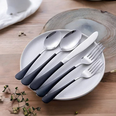 Latitude Run® Jakelin Stainless Steel Flatware Set - Service for 4
