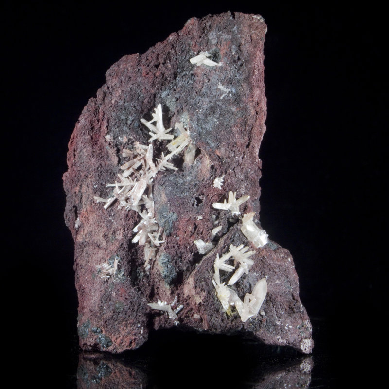 Cerussite. Mine d'argent, près de Gleeson, Cochise Co., Arizona, États-Unis